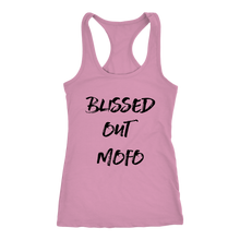 Load image into Gallery viewer, women&#39;s light pink blissed out mofo tank top t-shirt