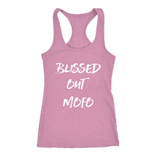 Load image into Gallery viewer, women&#39;s light pink blissed out mofo tank top t-shirt