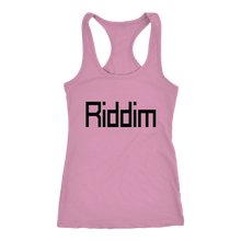 Load image into Gallery viewer, women&#39;s pink Riddim EDM tank top t-shirt